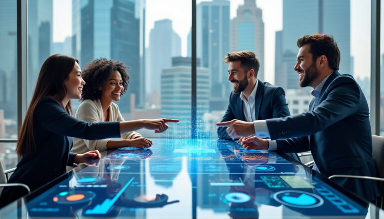 découvrez comment l'intelligence artificielle transforme le travail collaboratif en améliorant la communication, en optimisant les processus et en facilitant la prise de décision au sein des équipes. apprenez les avantages et les outils innovants qui rendent le travail d'équipe plus efficace et harmonieux.