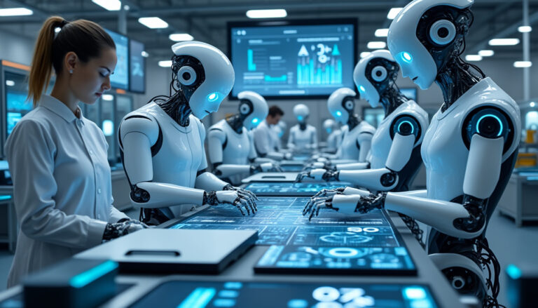 découvrez comment l'intelligence artificielle transforme l'automatisation industrielle, améliore l'efficacité des processus et révolutionne la production, tout en offrant de nouvelles opportunités pour les entreprises.