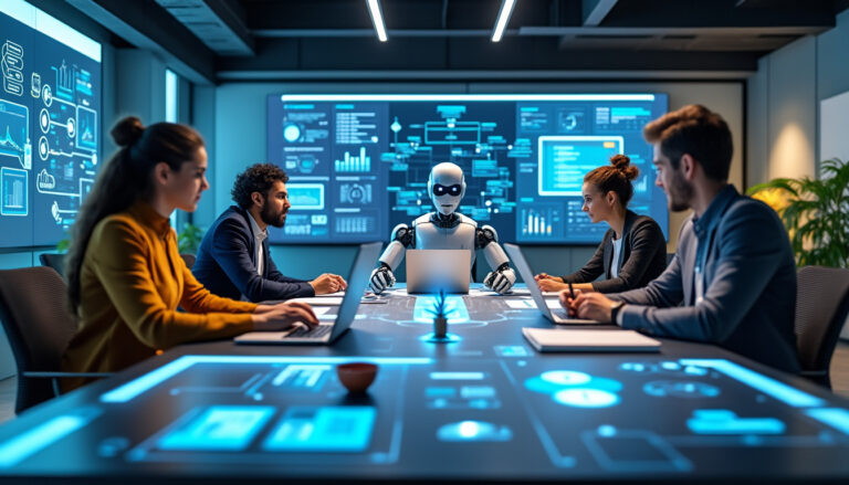 découvrez comment une agence d'automatisation d'ia peut transformer votre entreprise en améliorant l'efficacité, réduisant les coûts et optimisant les processus. apprenez les avantages de l'intégration de l'intelligence artificielle dans votre stratégie d'affaires pour rester compétitif sur le marché.