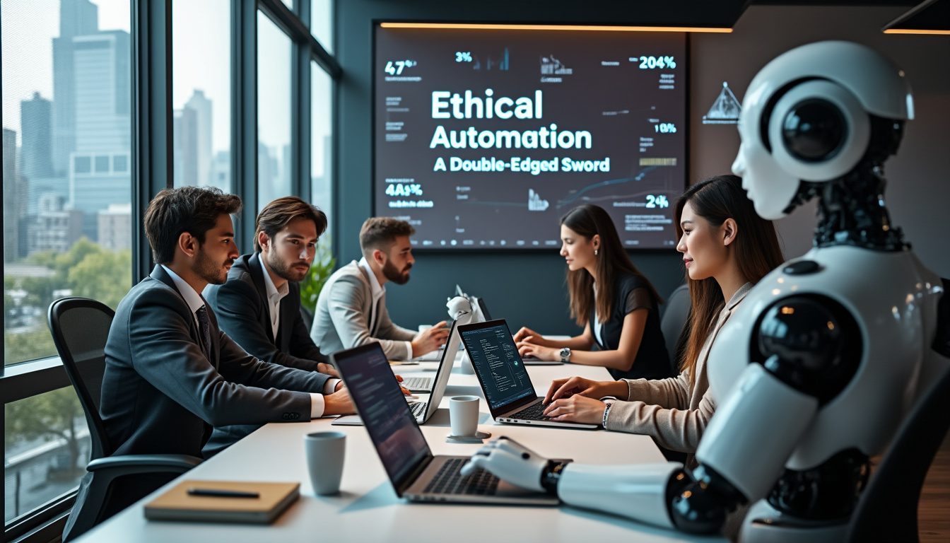 découvrez les implications éthiques de l'automatisation par l'intelligence artificielle, en explorant les enjeux moraux, sociaux et économiques que cette technologie soulève pour l'avenir du travail et de la société.