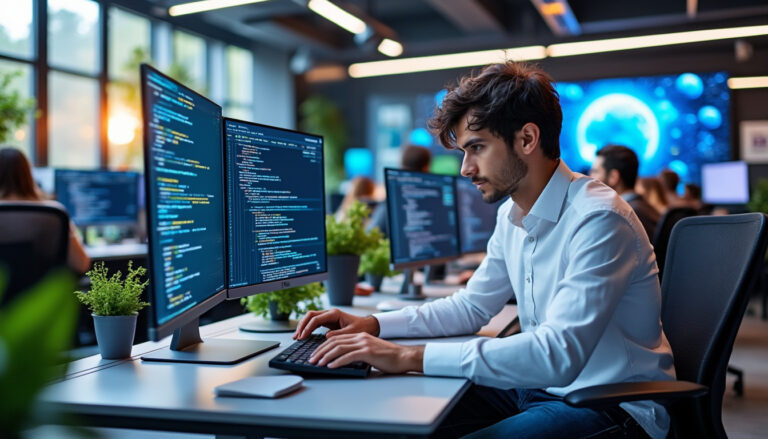 découvrez comment l'intelligence artificielle transforme la productivité des développeurs, en améliorant leurs processus de codage, optimisant la gestion des projets et facilitant la collaboration au sein des équipes. explorez les outils et technologies qui redéfinissent le rôle des développeurs dans un monde numérique en constante évolution.