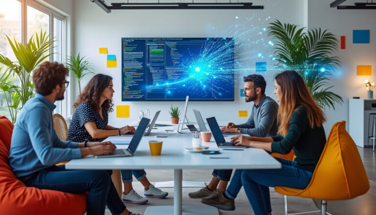 découvrez comment l'intelligence artificielle révolutionne le développement logiciel en réduisant significativement les délais. explorez les techniques et outils ia qui optimisent les processus, améliorent la collaboration et augmentent l'efficacité des équipes de développement.