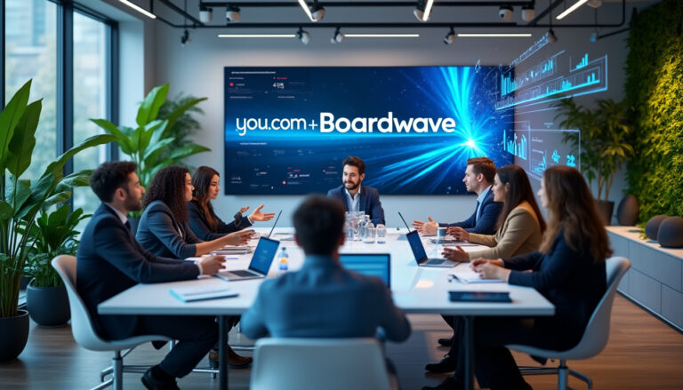 découvrez comment you.com et boardwave s'unissent pour transformer la productivité du secteur logiciel en europe grâce à l'intelligence artificielle, offrant des solutions innovantes et améliorant l'efficacité des entreprises.
